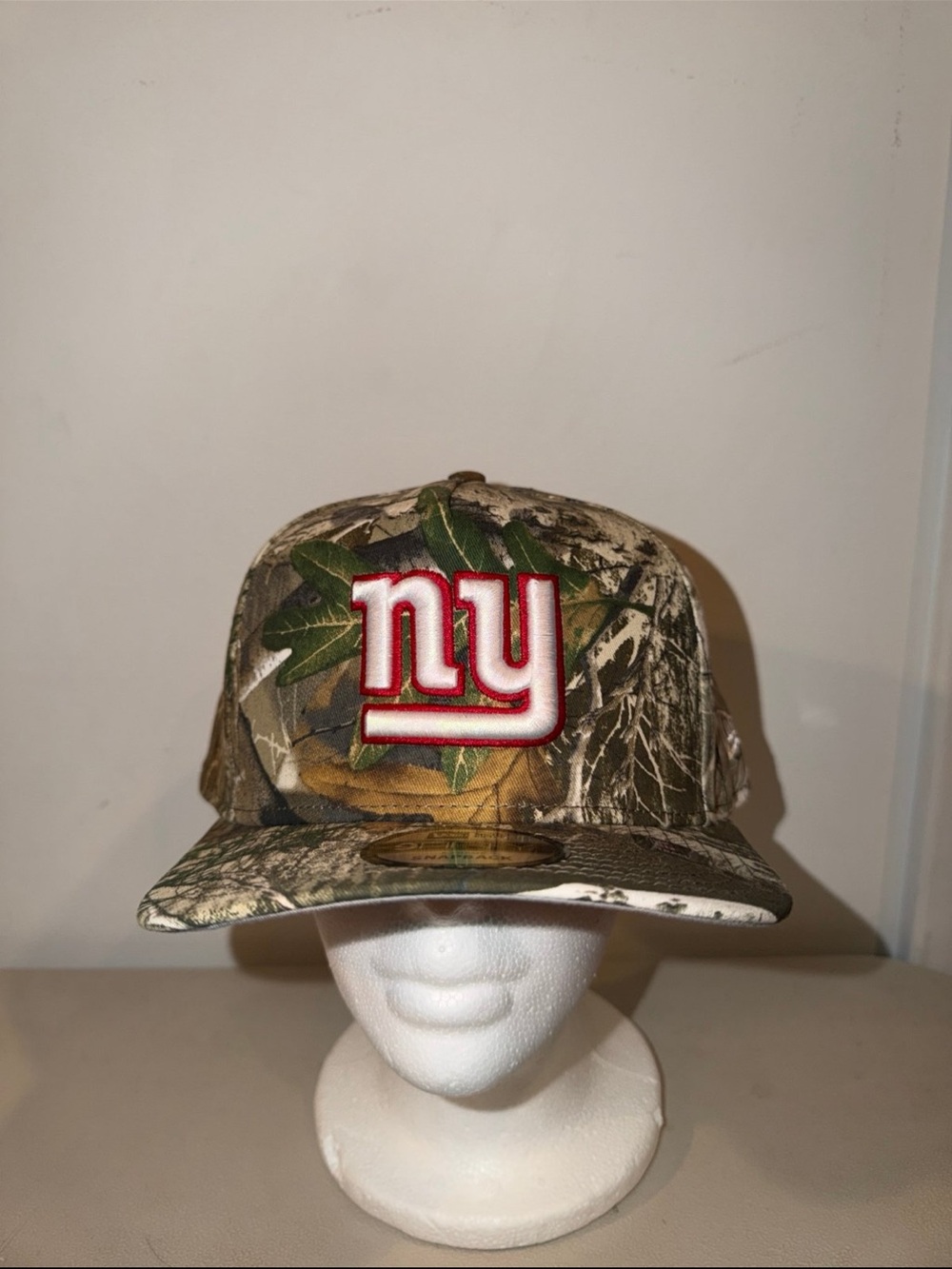 New York Giants New Era Realtree Camo 59 FIFTY Snapback (NWTS)